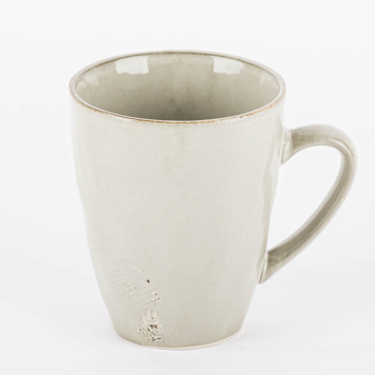 Schöner Leben Tasse aus Keramik grau 320ml