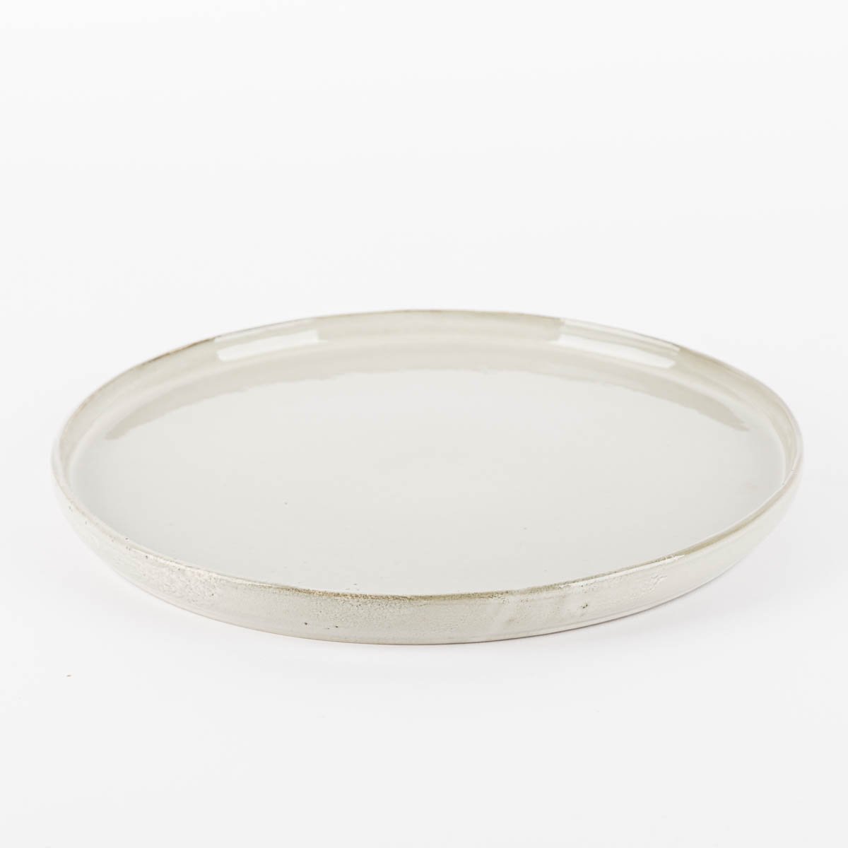 Schöner Leben Speiseteller aus Keramik grau 27cm