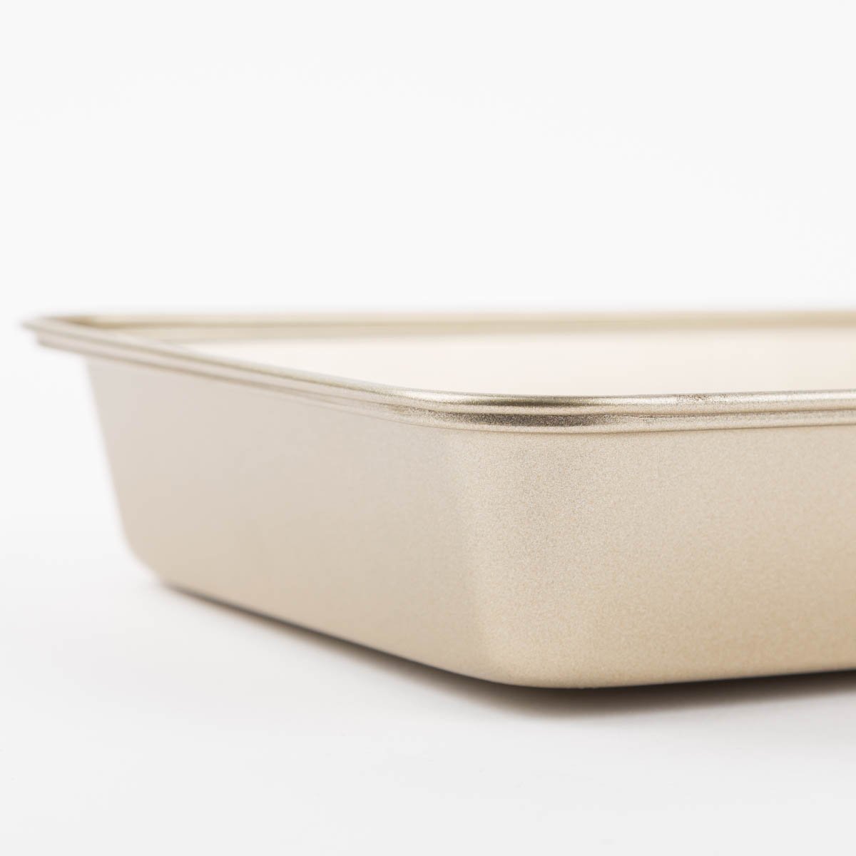 Schöner Leben Backform für Brownies aus Metall goldfarbig 30x20x5cm Super Sparpreis