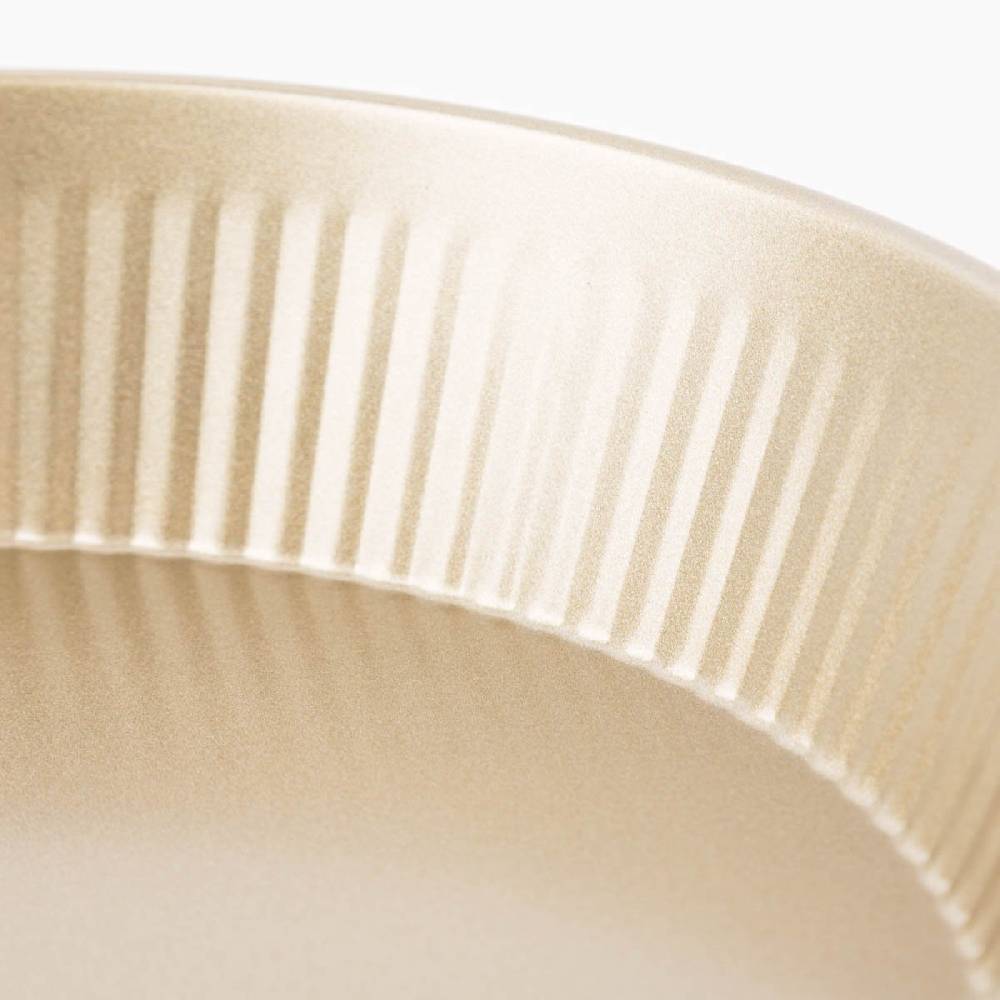 Schöner Leben Quiche Backform rund aus Metall goldfarbig 27,7x5cm Kostenlose Rückgabe