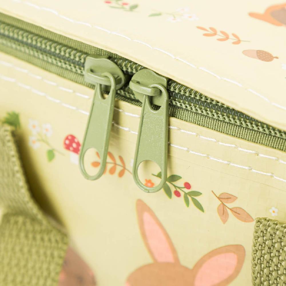 Schöner Leben Mini Kühltasche Gartenfreunde hellgrün braun bunt 21x16x13cm von Sass & Belle Bis zu 50% Rabatt