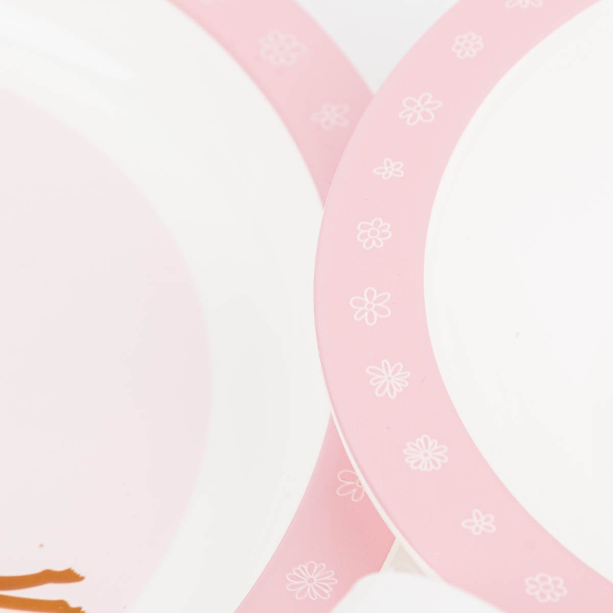 Schöner Leben Kinder Geschirrset 3-tlg. Feenwelt aus recycelten PET-Flaschen weiß rosa bunt 26,5x6,5x24,5cm von Sass & Belle Bis zu 60% Rabatt