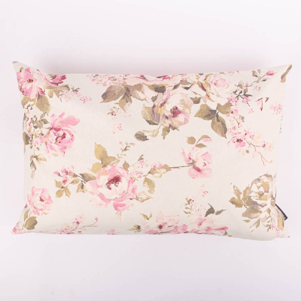 Schöner Leben Kissenhülle Classic Painted Rose Rosen ecru rosa in versch. Größen oder Wunschmaß von SCHÖNER LEBEN Valentinstagsangebot