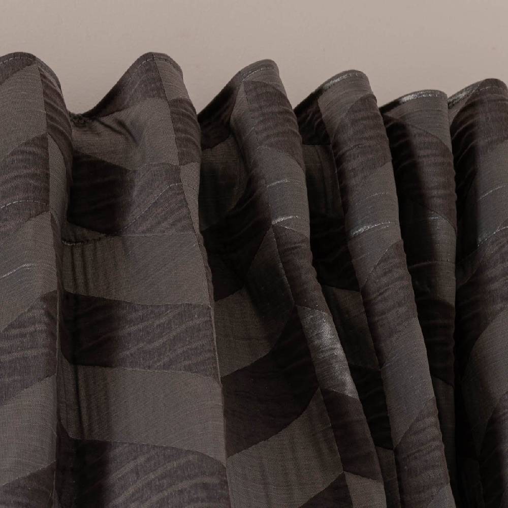Schöner Leben Vorhang Willow Doubleface Doppelgewebe Chevron Streifen anthrazit in 245cm hoch mit div. Breiten oder Wunschmaß von SCHÖNER LEBEN Tägliche Deals