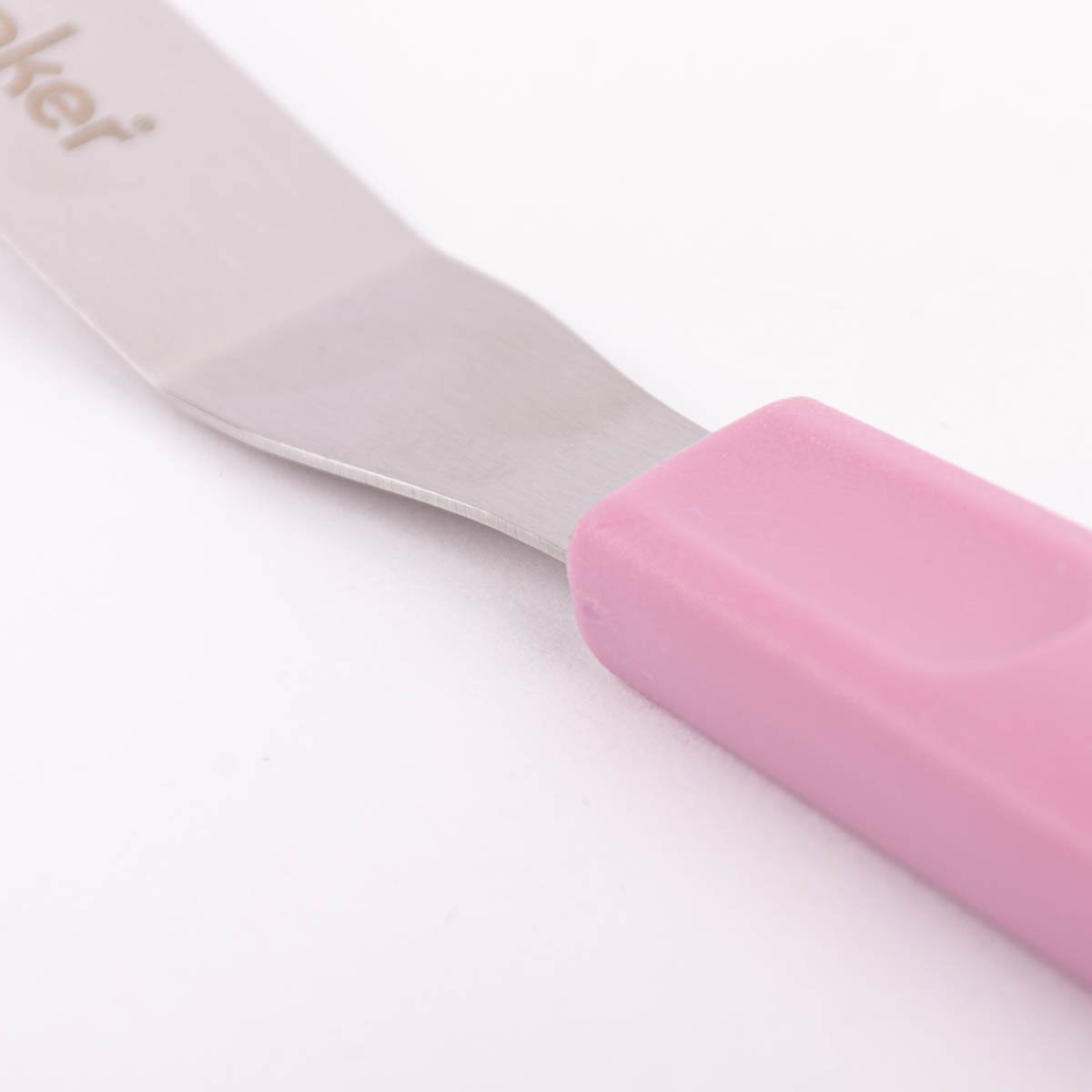 Schöner Leben Mini Streichpalette aus Kunststoff Edelstahl rosa silber 23,5cm von Zenker Exklusivangebot