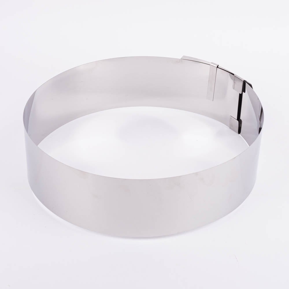Schöner Leben Verstellbarer Gebäckring aus Edelstahl 15-30x7,5cm von Zenker Cyber Monday