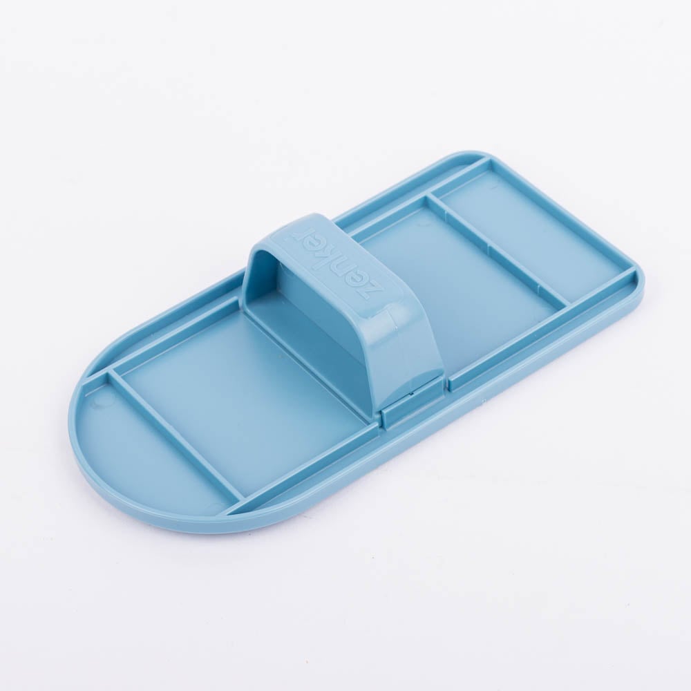 Schöner Leben Kuchenglätter Kunststoff blau 16,5x8,5cm von Zenker