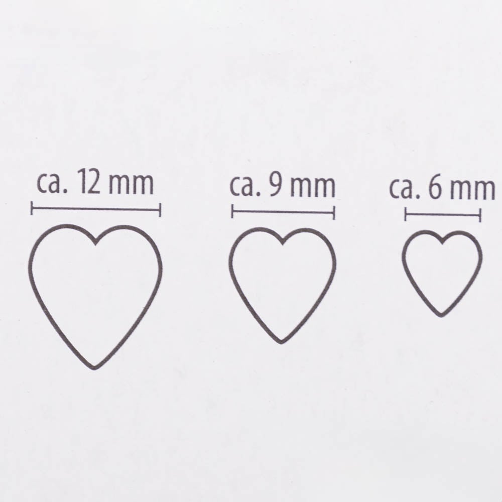 Schöner Leben 3er Set Mini Ausstecher Herz verschieden groß für Gebäckdekoration 12mm 9mm 6mm von Zenker Vatertagsangebot