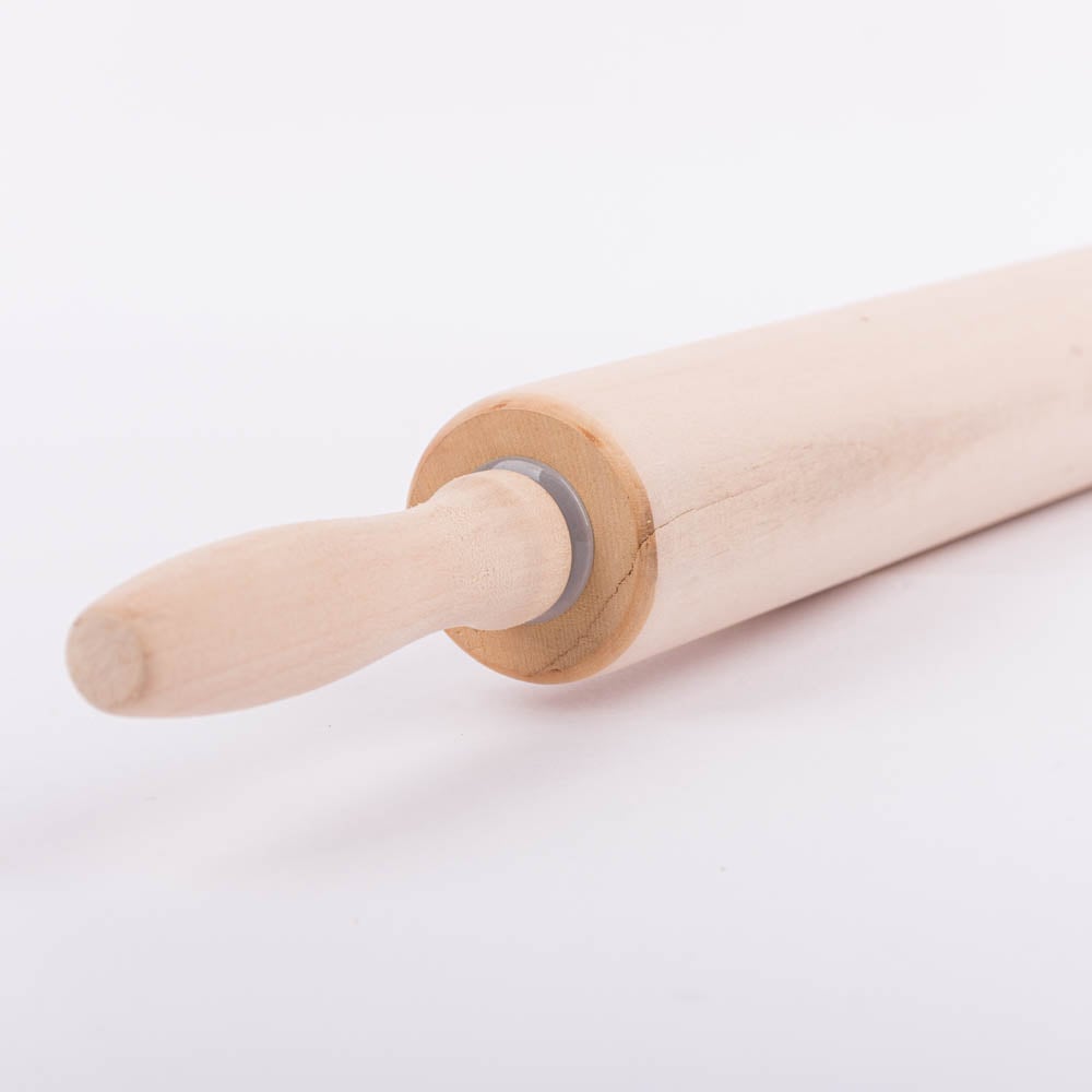 Schöner Leben Teigroller aus Holz 4,5x44,5cm Valentinstagsangebot