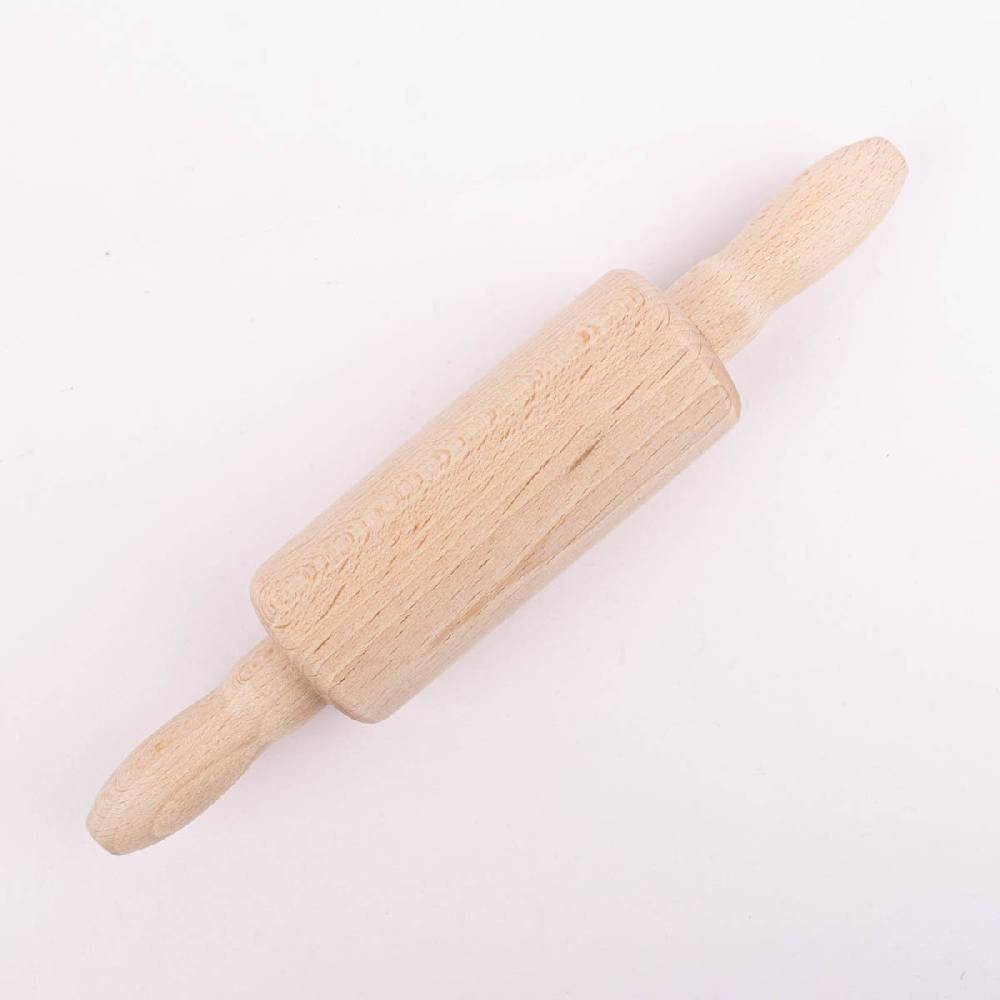 Schöner Leben Mini Teigrolle aus Buchenholz 4,5x24cm von Zenker