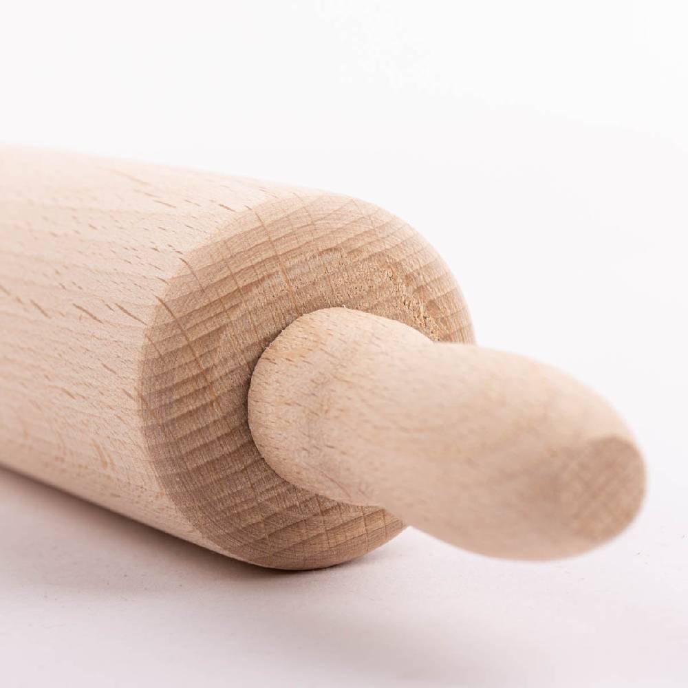 Schöner Leben Mini Teigrolle aus Buchenholz 4,5x24cm von Zenker Jubiläumsangebot