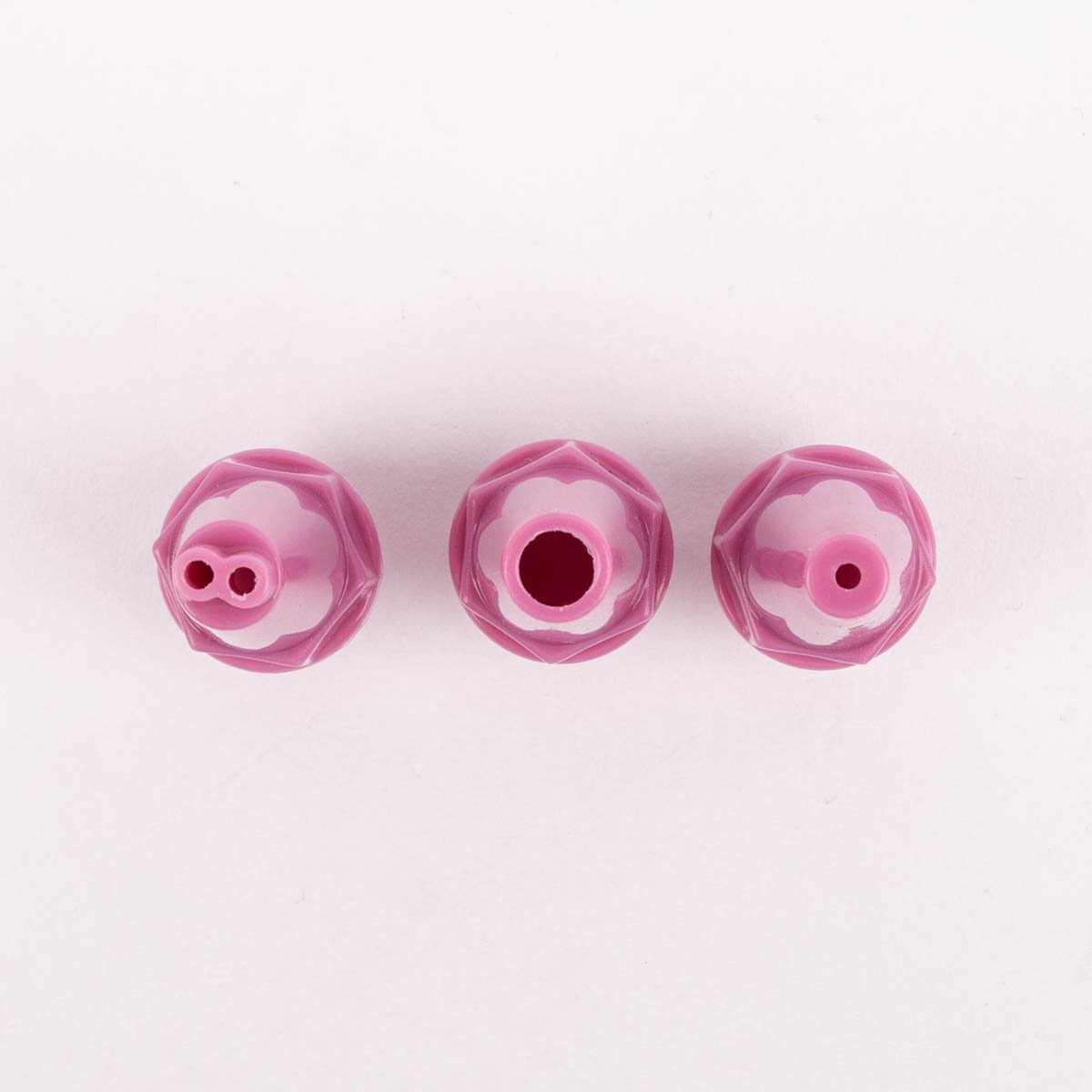 Schöner Leben Konditorstift aus Silikon und 3 Zen-Dekorationsspitzen rosa transparent 4,5x14,5cm von Zenker Lagerräumung