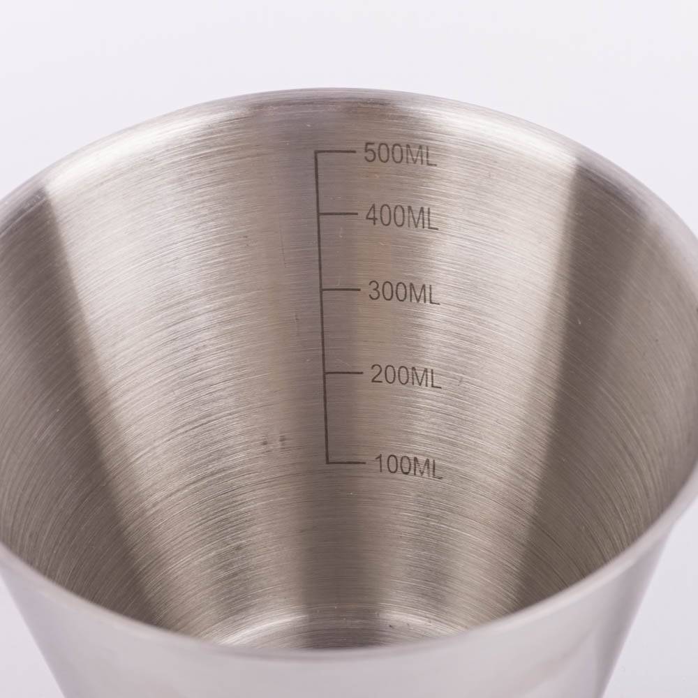 Schöner Leben Messbecher Smart Pastry aus Edelstahl silber 500ml von Zenker Top Angebot