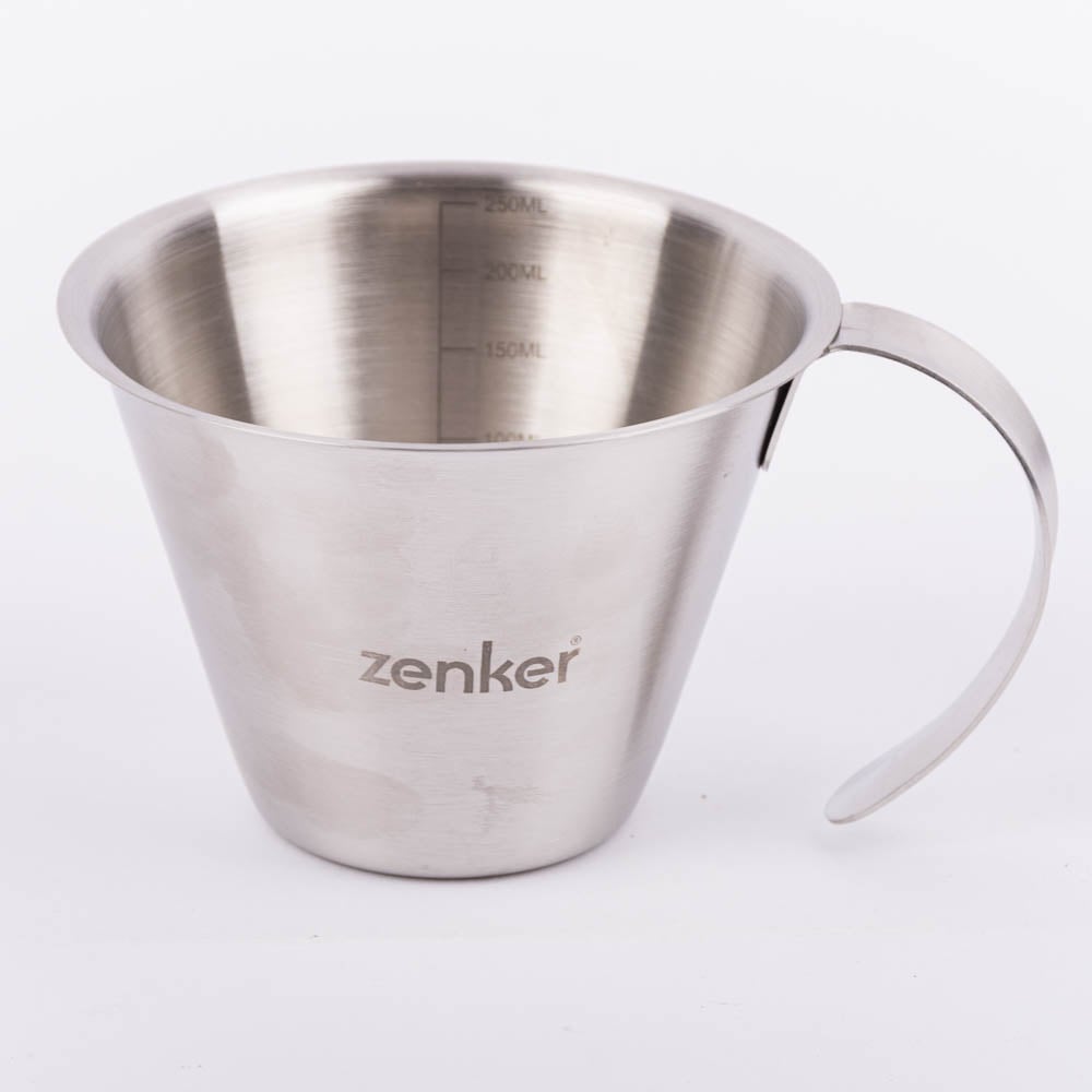 Schöner Leben Messbecher Smart Pastry aus Edelstahl silber 250ml von Zenker