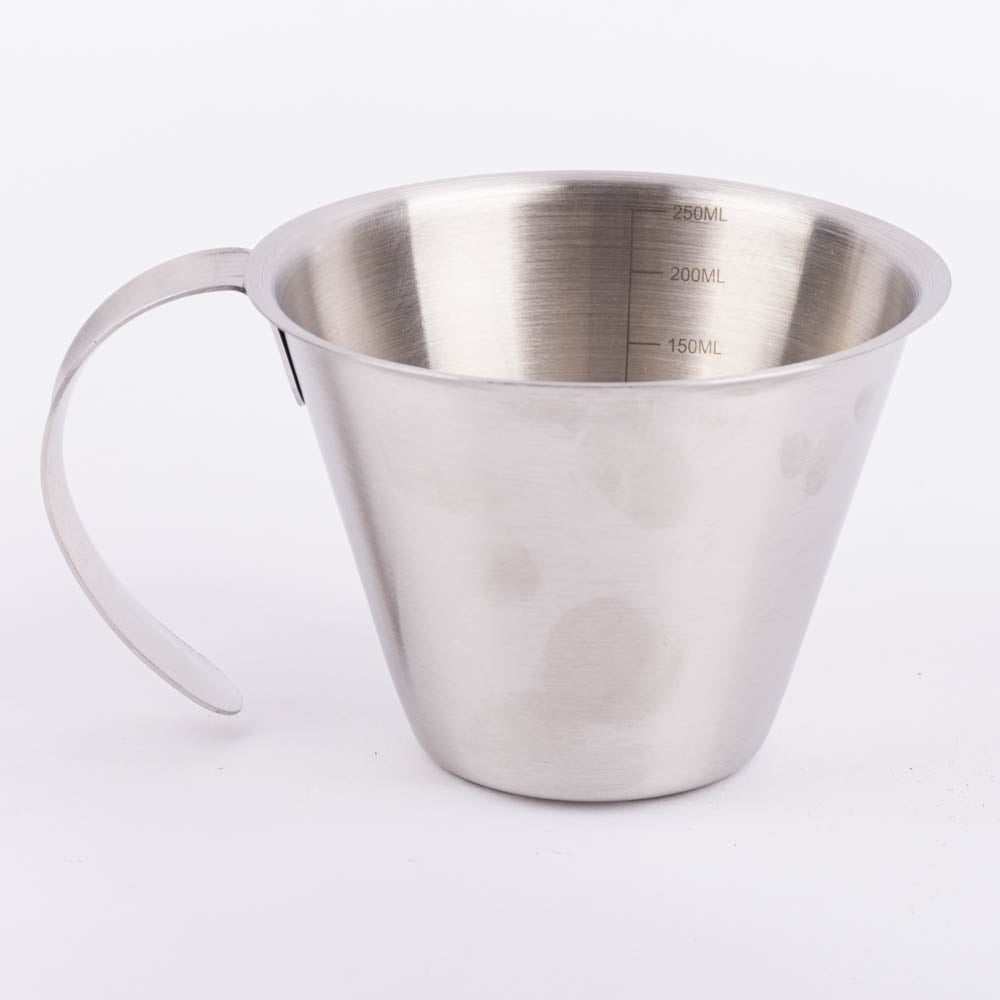 Schöner Leben Messbecher Smart Pastry aus Edelstahl silber 250ml von Zenker Neueste Mode