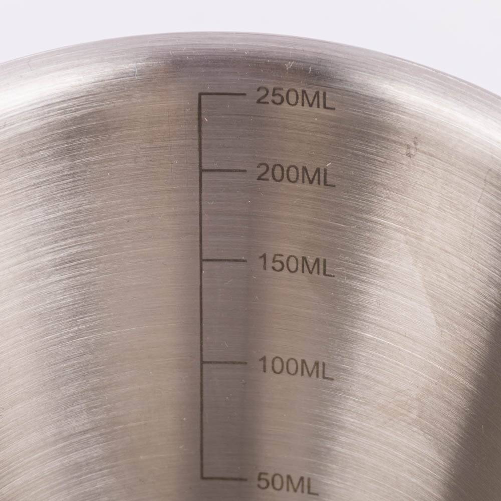 Schöner Leben Messbecher Smart Pastry aus Edelstahl silber 250ml von Zenker Neueste Mode