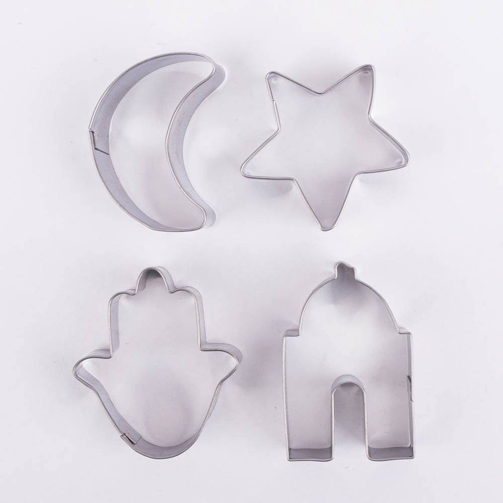 Schöner Leben 4er Set Ausstecher Thema Ramadan Edelstahl 5-6cm