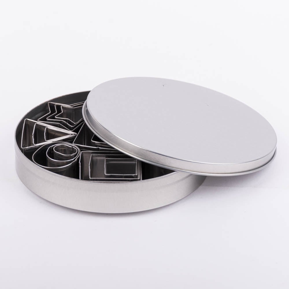 Schöner Leben 24er Set Ausstecher aus Metall für Deko 8 verschiedene Formen je 3 Stück 2-4cm von Rayher