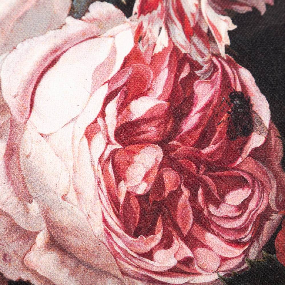 Schöner Leben Dekostoff Baumwollstoff Halbpanama Digitaldruck Painting Still Life Blumen Schmetterling 1,40m Breite Zeitbegrenzte Promotion