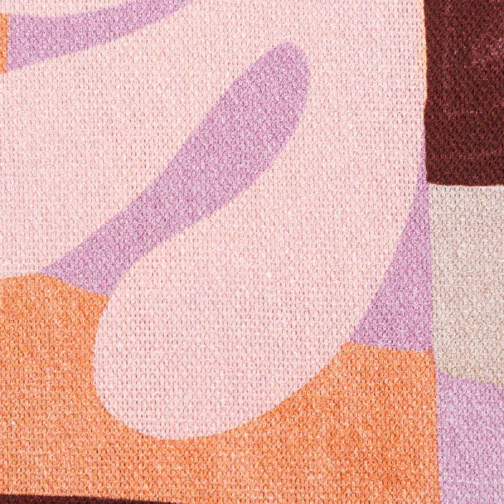 Schöner Leben Canvas Stoff Nerida Hansen Abstract Tiffany terracotta flieder 1.4m Breite Bis zu 60% Rabatt