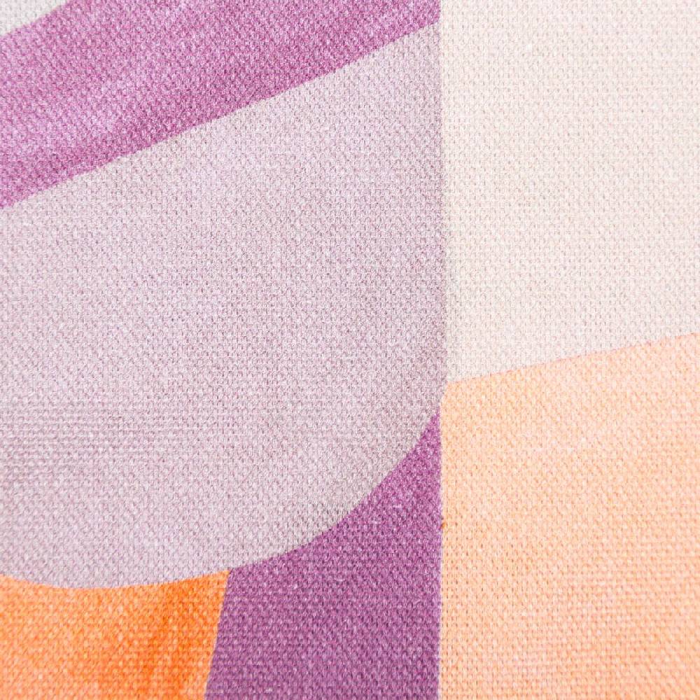 Schöner Leben Canvas Stoff Nerida Hansen Abstract Lilac lila orange 1,40m Breite Bis zu 65% Rabatt