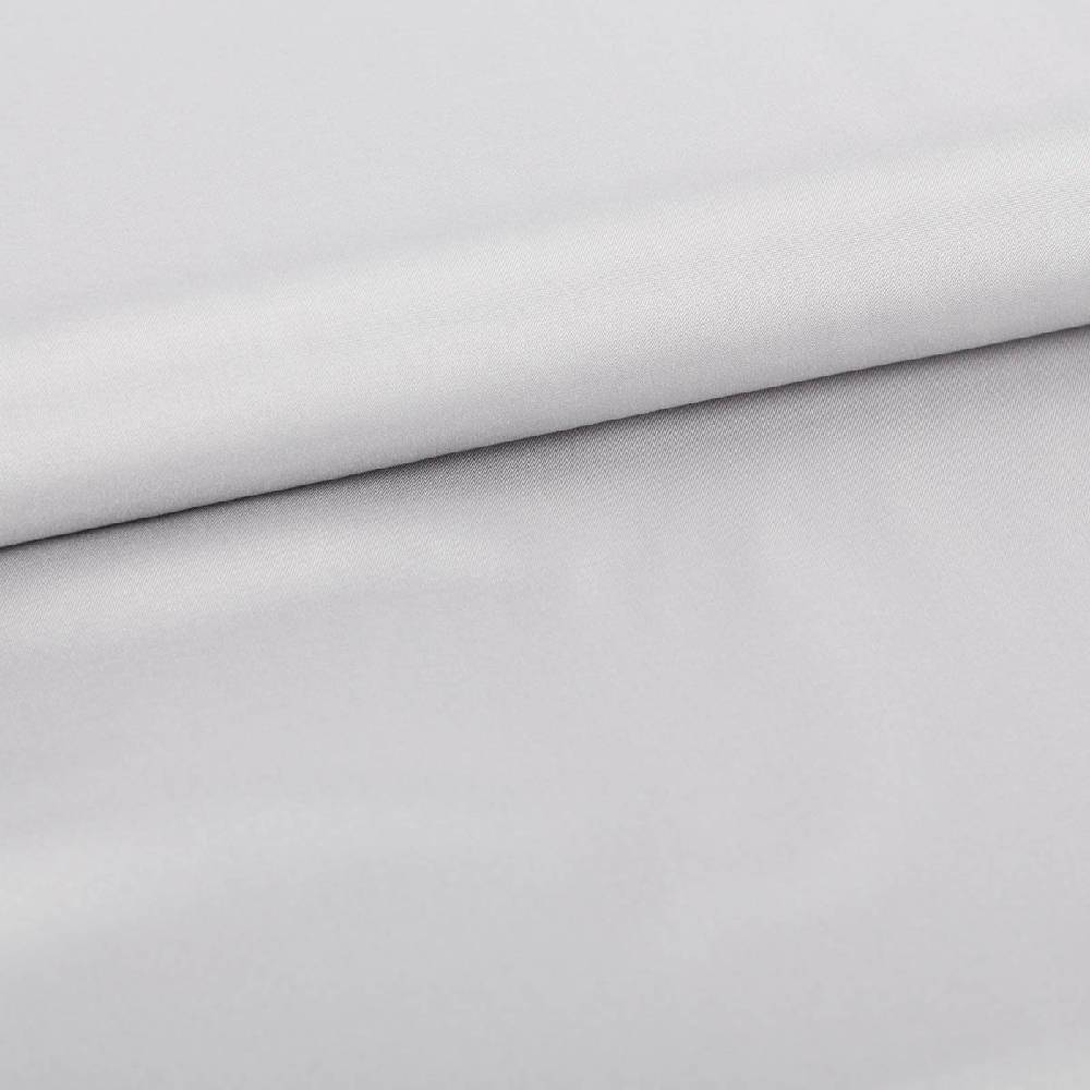 Schöner Leben Viskose Stoff Futterstoff Neva Viscon Meterware uni hellgrau 1,40m Breite