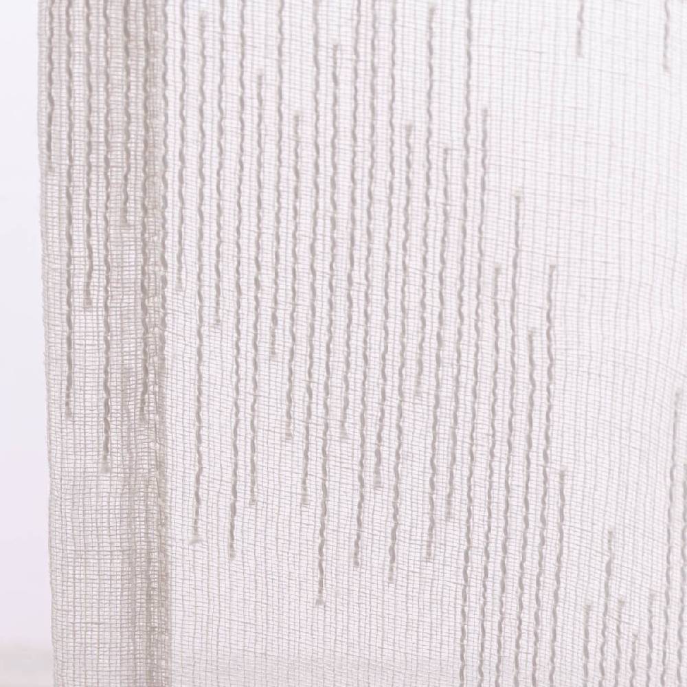 Schöner Leben Gardine Rhombus Barbara Home Collection mit verdeckten Schlaufen Scherli Ikat wollweiß 140cmx255cm Auslauf