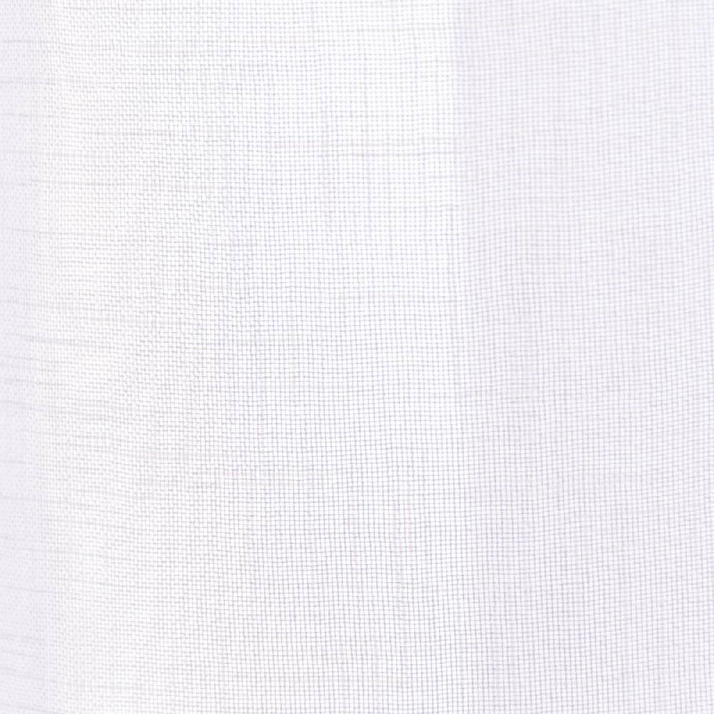 Schöner Leben Gardine My Style mit verdeckten Schlaufen transparent uni Leinenstruktur weiß 140cmx255cm Verkauf