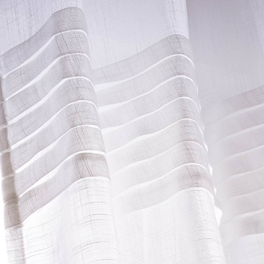 Schöner Leben Ösenvorhang Natural Charme Freundin Home Collection Leinenstruktur Plisseefalten wollweiß 140cmx255cm Hotsell