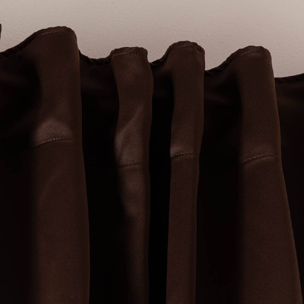 Schöner Leben Verdunkelungsvorhang Black Out Midnight Elbersdrucke uni braun 140cmx255cm Kostenloser Versand