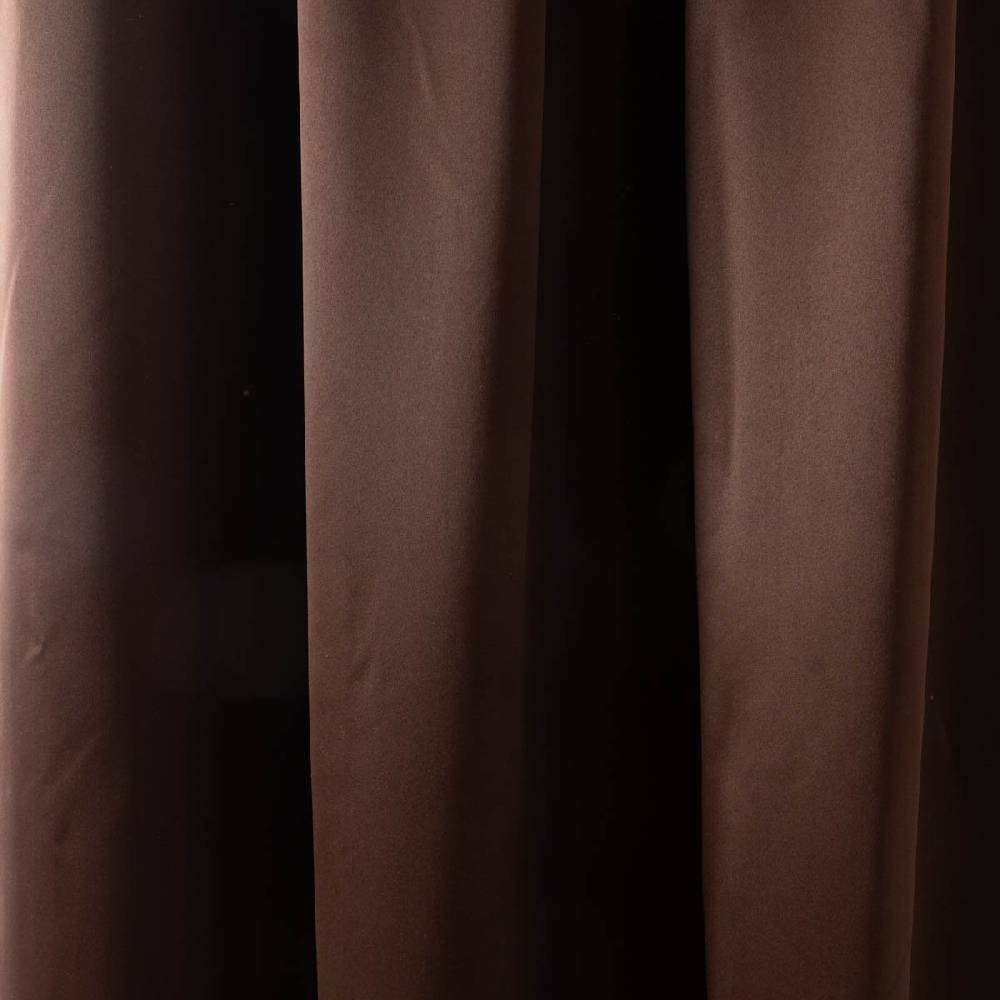 Schöner Leben Verdunkelungsvorhang Black Out Midnight Elbersdrucke uni braun 140cmx255cm Kostenloser Versand