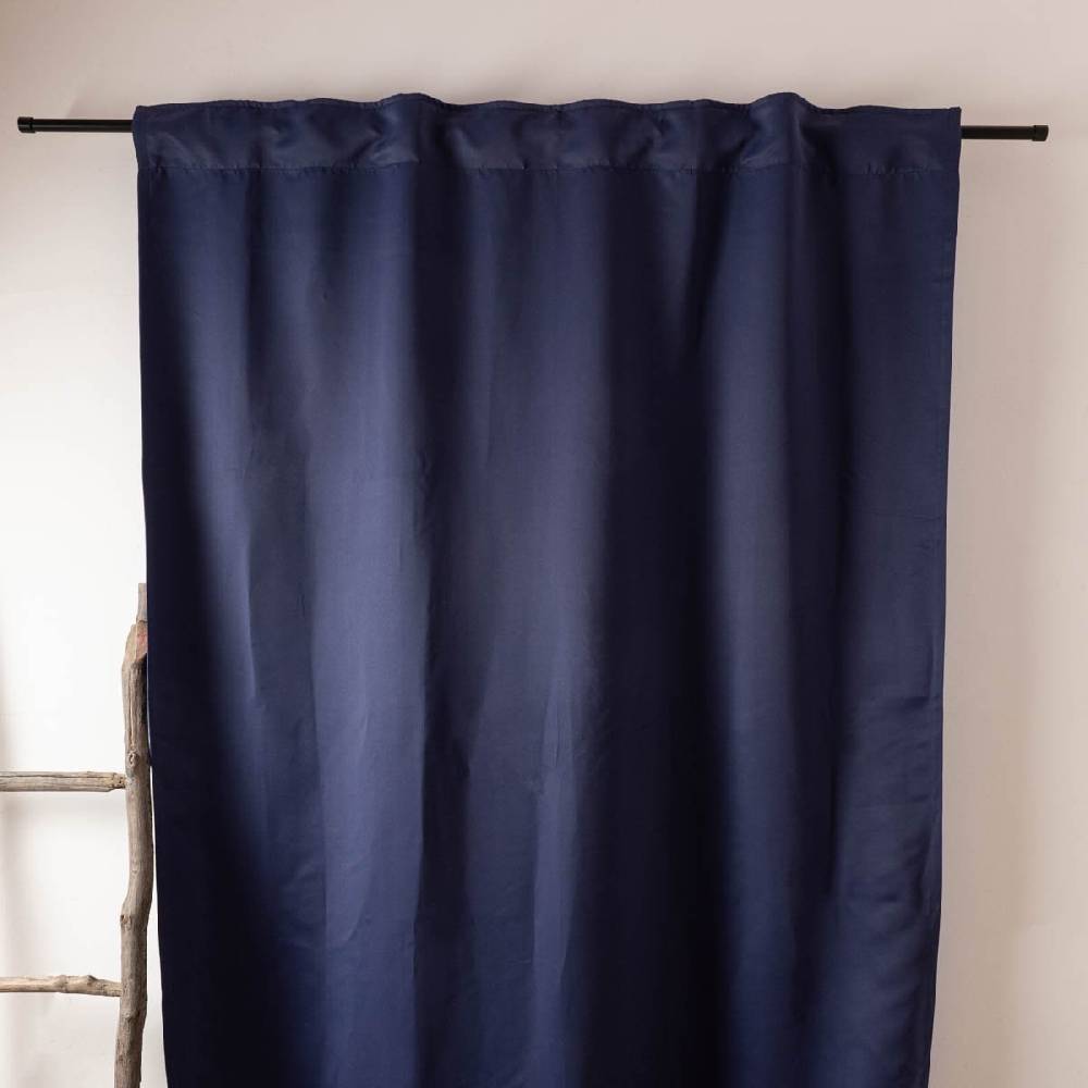 Schöner Leben Verdunkelungsvorhang Black Out Midnight Elbersdrucke uni blau 140cmx255cm Limitierter Zeitrabatt