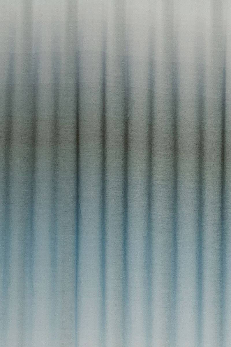 Schöner Leben Gardine Evolution Elbersdrucke halbtransparent Farbverlauf blau beige 140cmx255cm Günstig kaufen