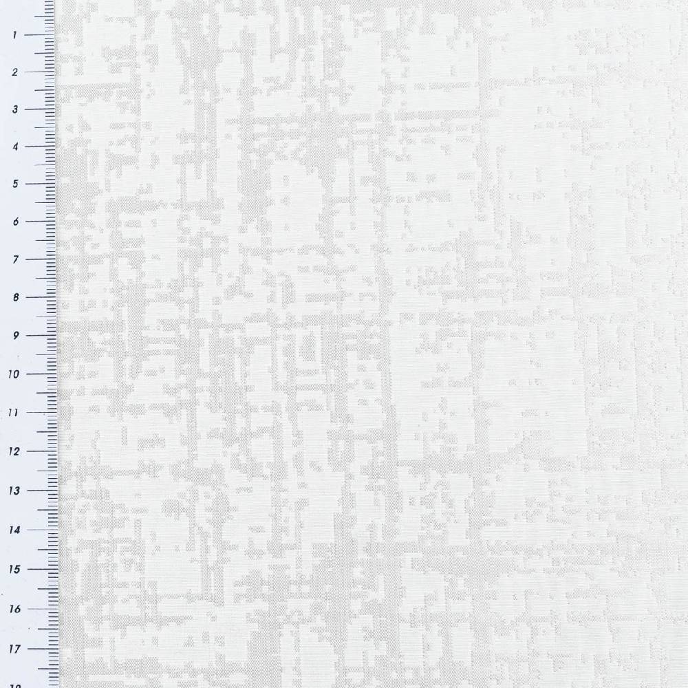 Schöner Leben Rasch Textil Vorhangstoff Doubleface Jacquard Air Strukturdessin weiß 295cm breit Exklusivangebot