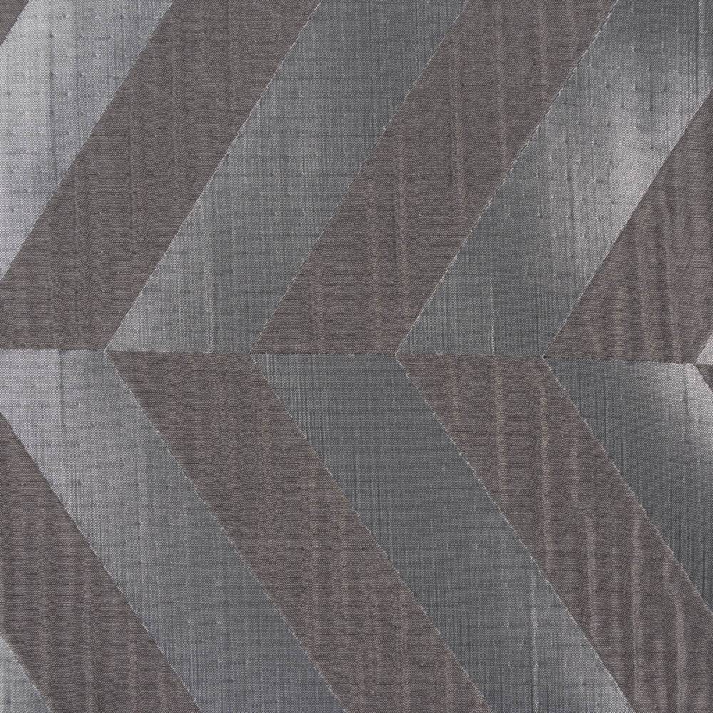 Schöner Leben Rasch Textil Vorhangstoff Doubleface Doppelgewebe Willow Chevron Streifen anthrazit 295cm breit Preisnachlass