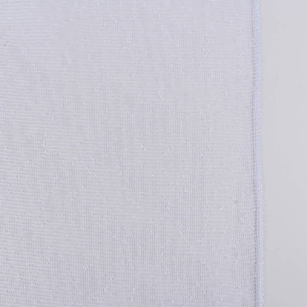 Schöner Leben Rasch Textil Gardinenstoff Stores May Gitterstruktur weiß 280cm