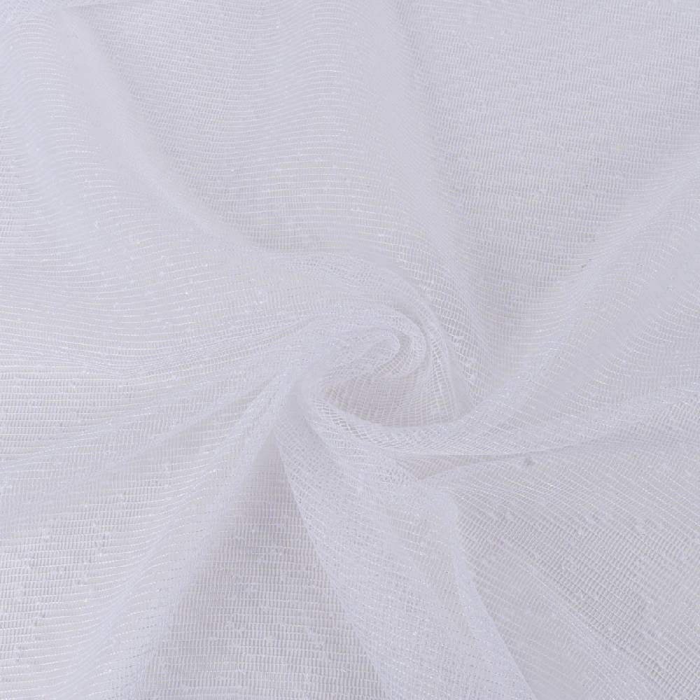 Schöner Leben Rasch Textil Gardinenstoff Stores May Gitterstruktur weiß 280cm Weihnachtsangebot