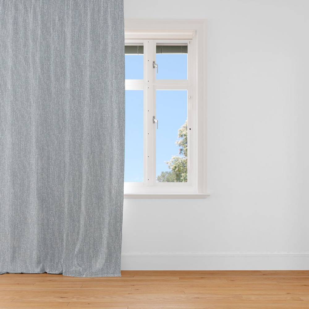 Schöner Leben Sonderangebot Vorhang mit Ösen STUDIO G Rainfall Regentropfen mineral blau weiß 245cm von SCHÖNER LEBEN Jubiläumsangebot