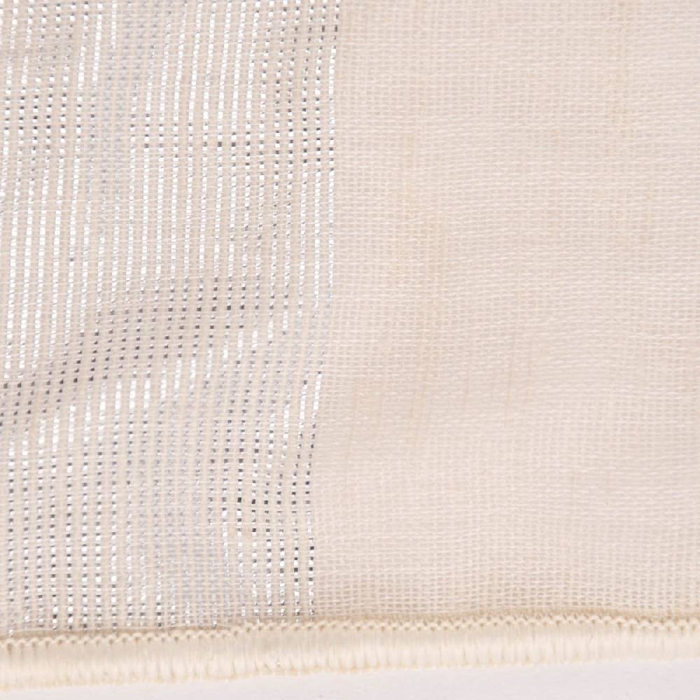 Schöner Leben Rasch Textil Gardinenstoff Stores Shine Längsstreifen Leinenstruktur linen natur 300cm Neueste Mode