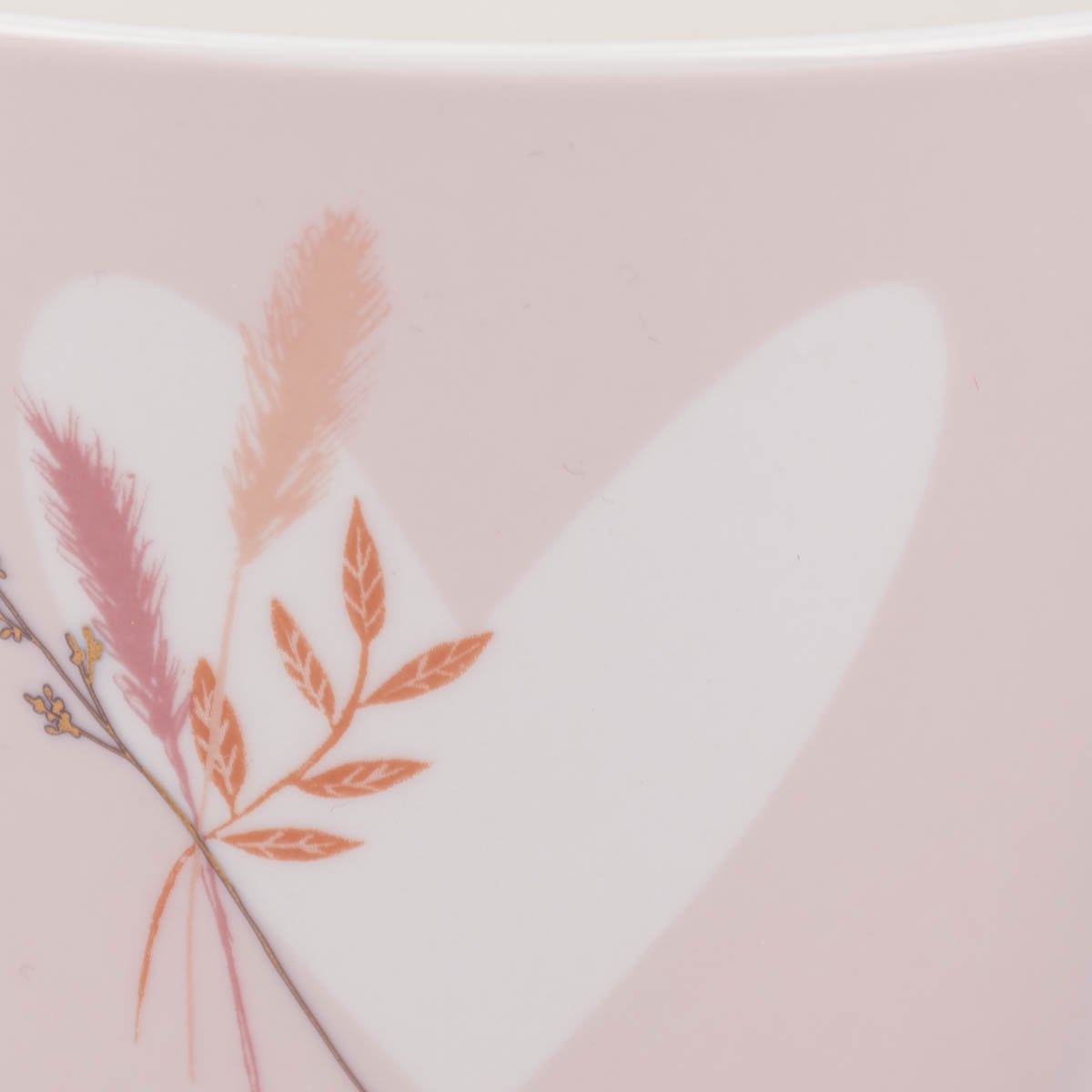 Schöner Leben Müslischale aus Porzellan Herz mit Strauß rosa pastell 14x9cm von der Schreibkram Manufaktur Online Outlet
