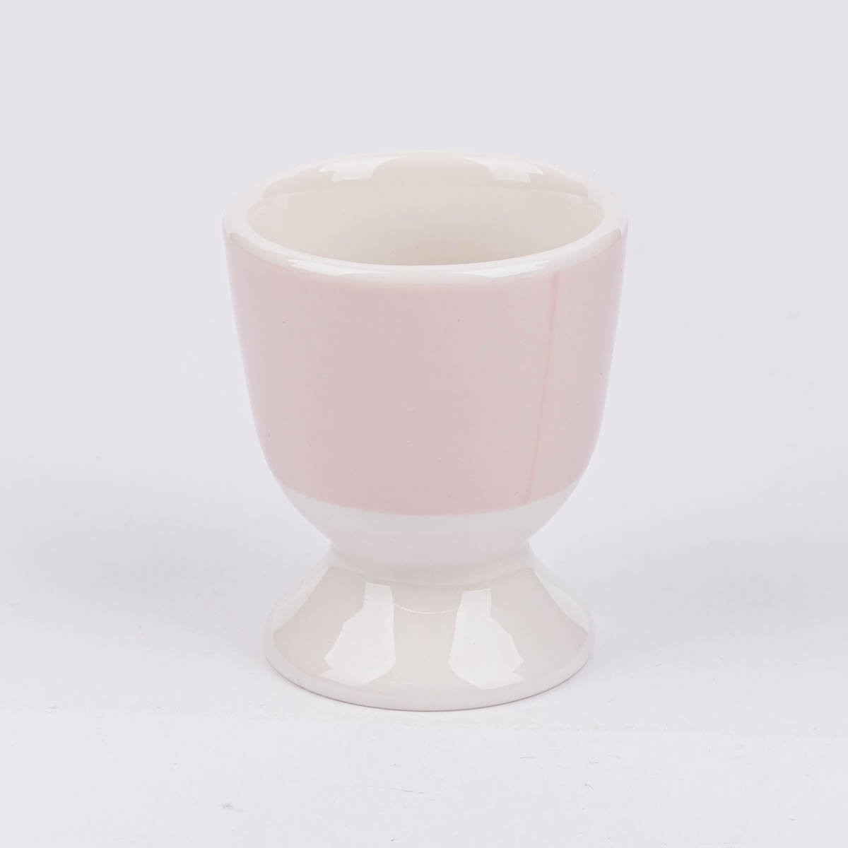 Schöner Leben Eierbecher aus Porzellan Herz mit Strauß rosa pastell 5x6cm von der Schreibkram Manufaktur Blitzangebot