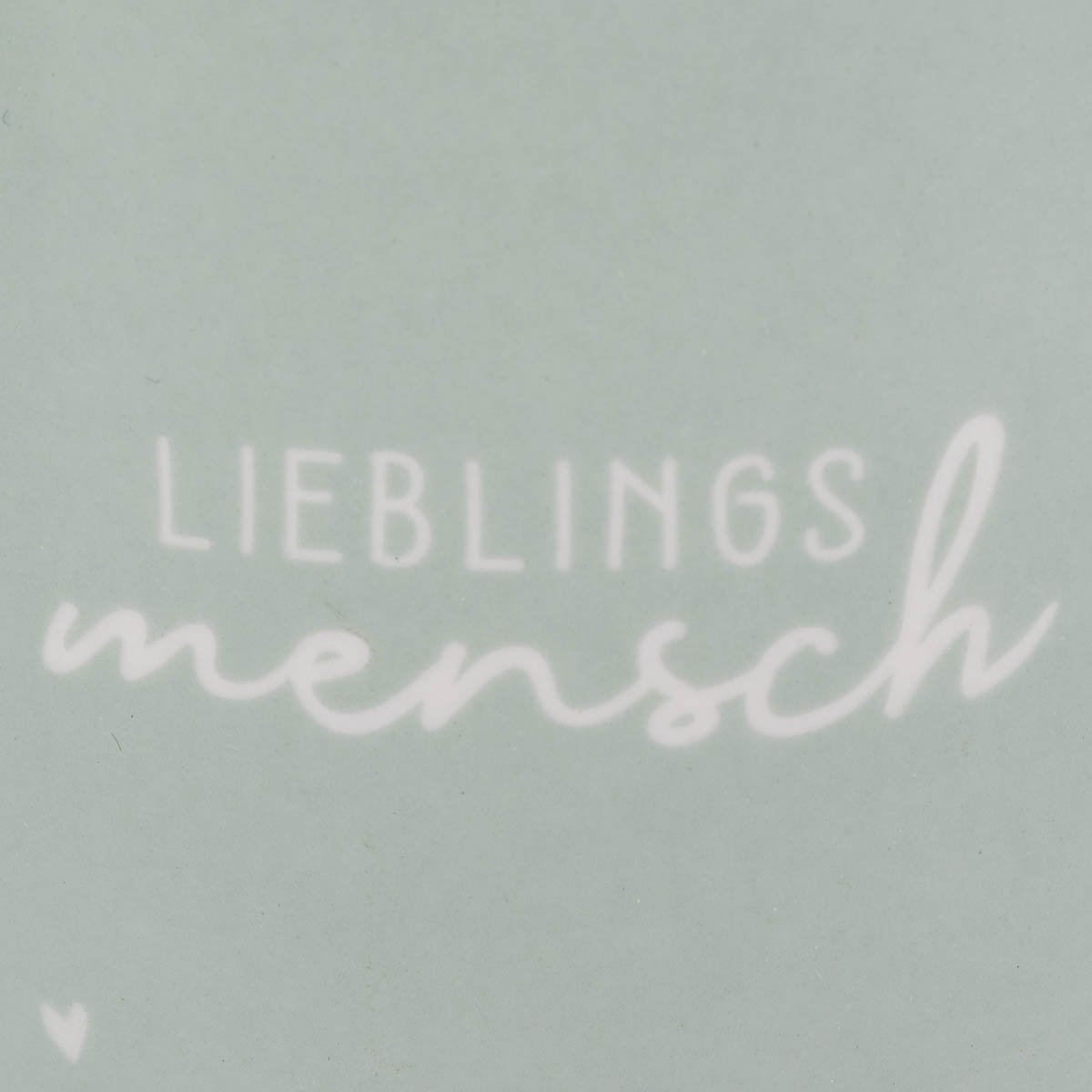 Schöner Leben Tasse Gute Laune aus Porzellan Lieblingsmensch Blumen Herzen mintgrün weiß rosa 300ml von Grafik Werkstatt Neuheiten