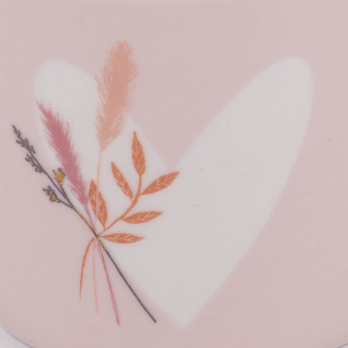 Schöner Leben Espresso Tasse aus Porzellan Herz mit Strauß rosa pastell 50ml von der Schreibkram Manufaktur Sonderangebote
