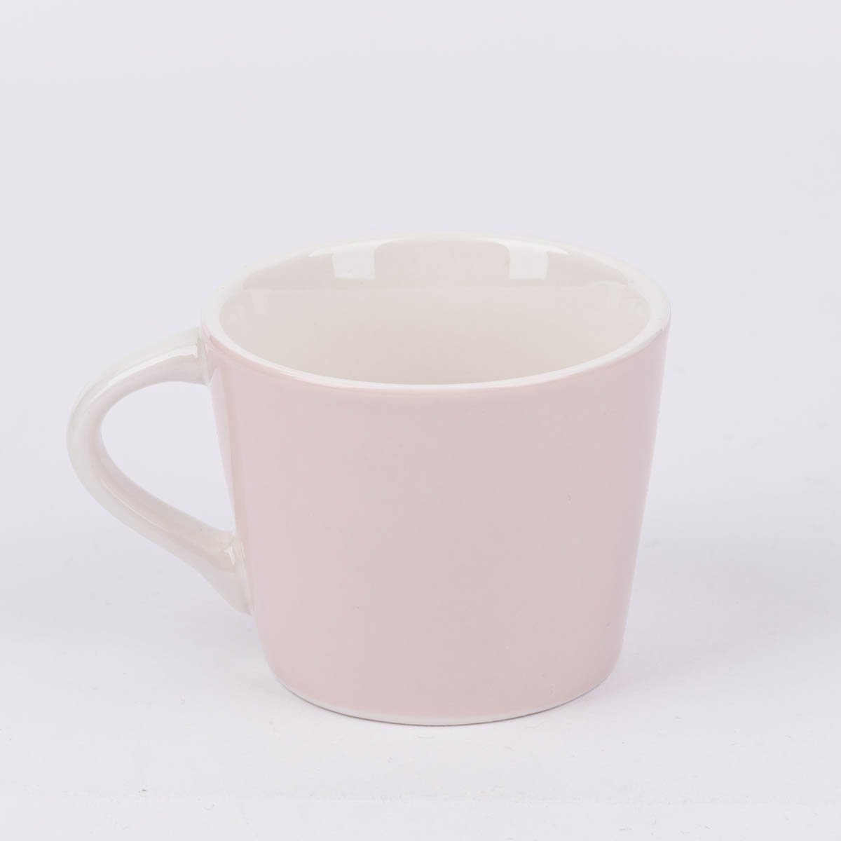 Schöner Leben Espresso Tasse aus Porzellan Herz mit Strauß rosa pastell 50ml von der Schreibkram Manufaktur Sonderangebote