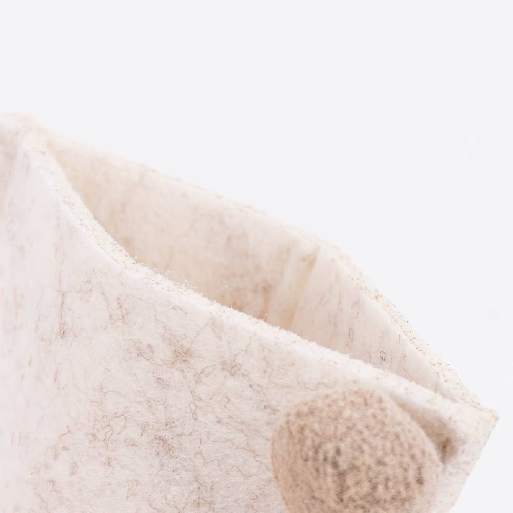 Schöner Leben Eierwärmer Hase aus Polyesterfilz in hellgrau dunkelgrau oder beige 8,5x22cm Kostenlose Rückgabe