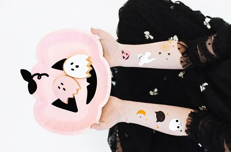 Schöner Leben Halloween Tattoos BOO! abwaschbar 12 Stk Riesige Rabatte