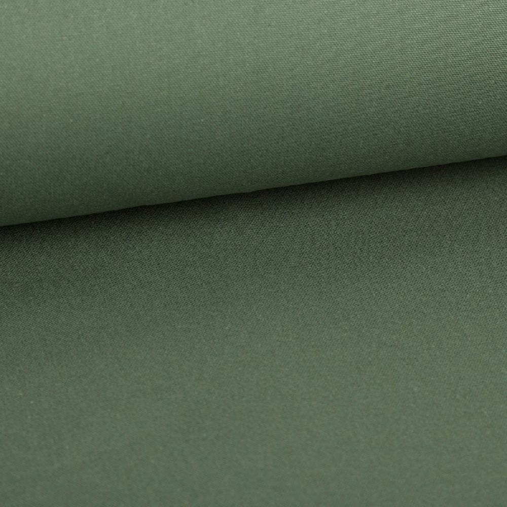 Schöner Leben Baumwollstoff Canvas Stoff einfarbig olivgrün 2,80m Breite