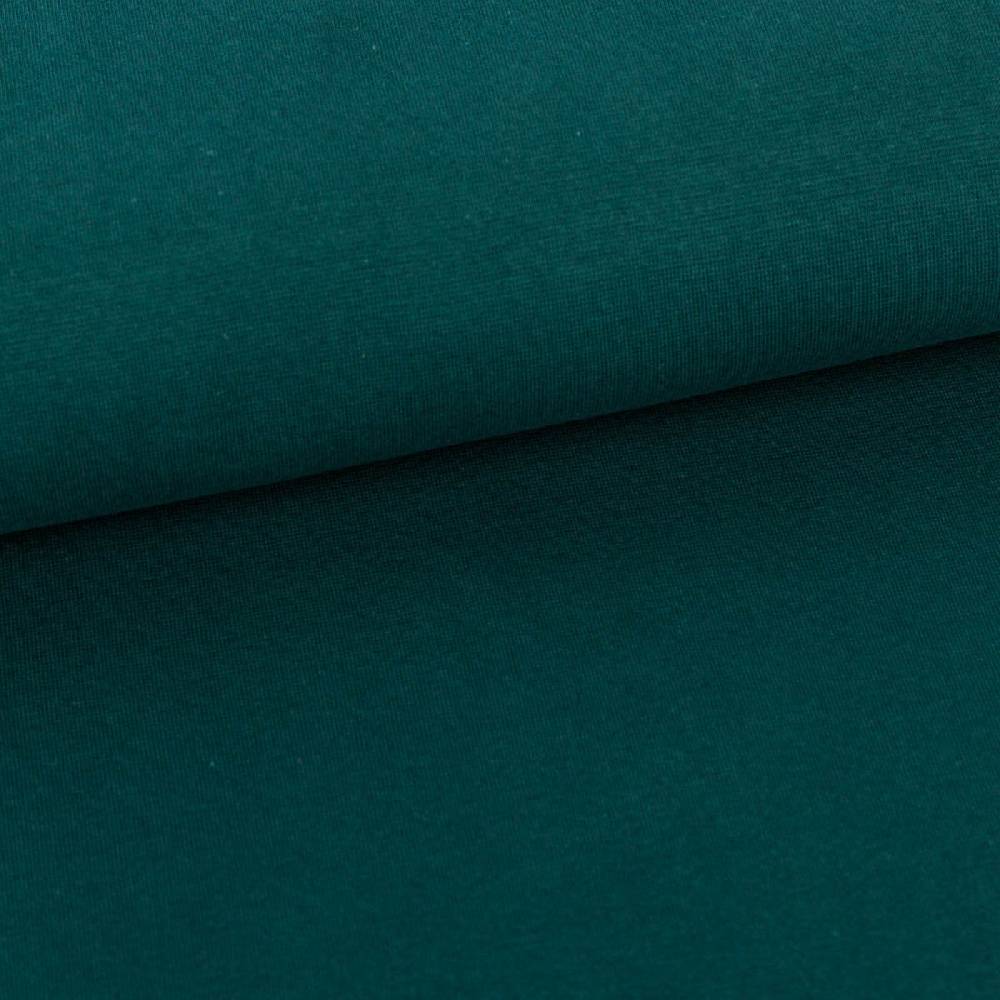 Schöner Leben Bündchenstoff Schlauchware Organic Bio fein tannen grün 35cm Breite
