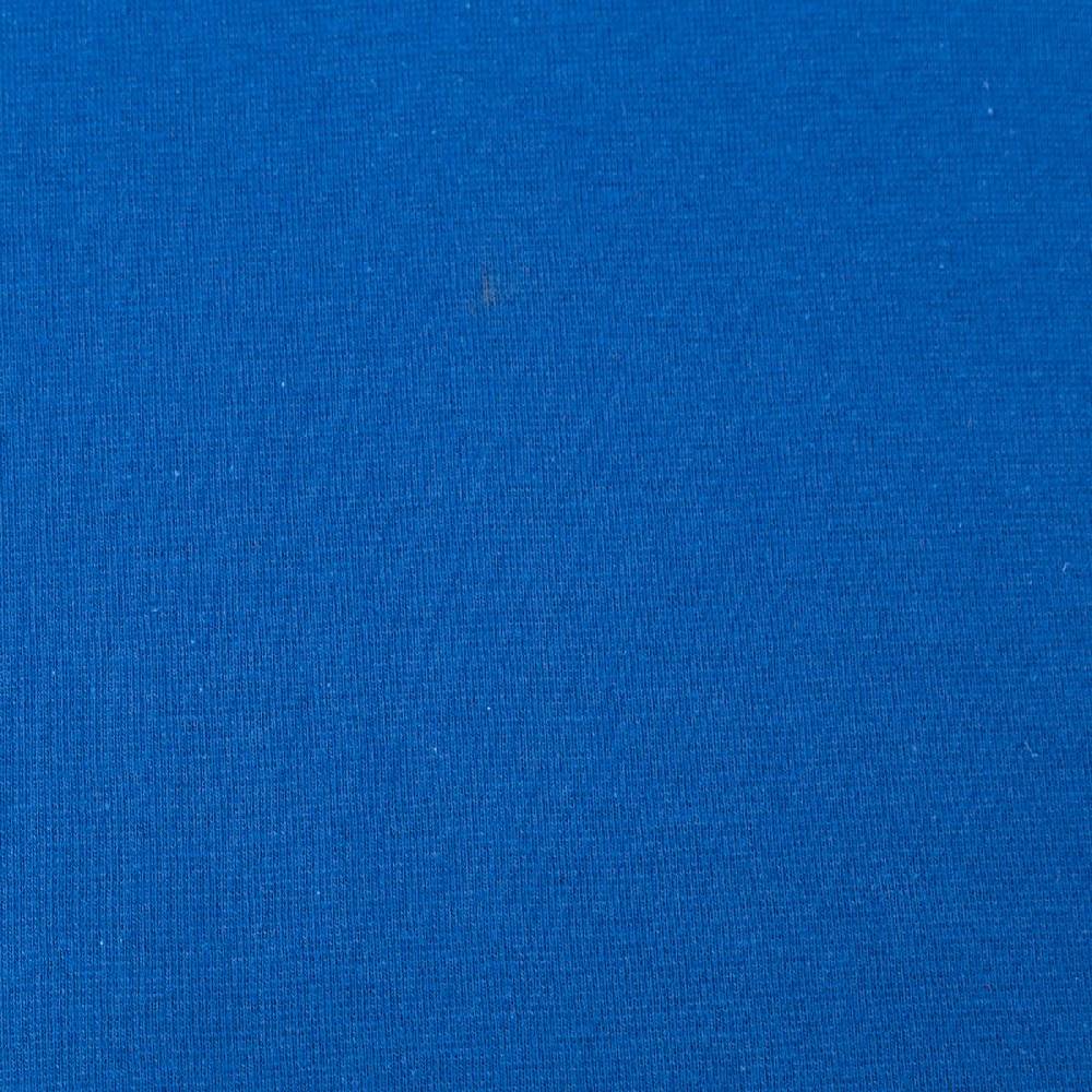 Schöner Leben Bündchenstoff Schlauchware Organic Bio fein kobalt blau 35cm Breite Limitierter Zeitrabatt
