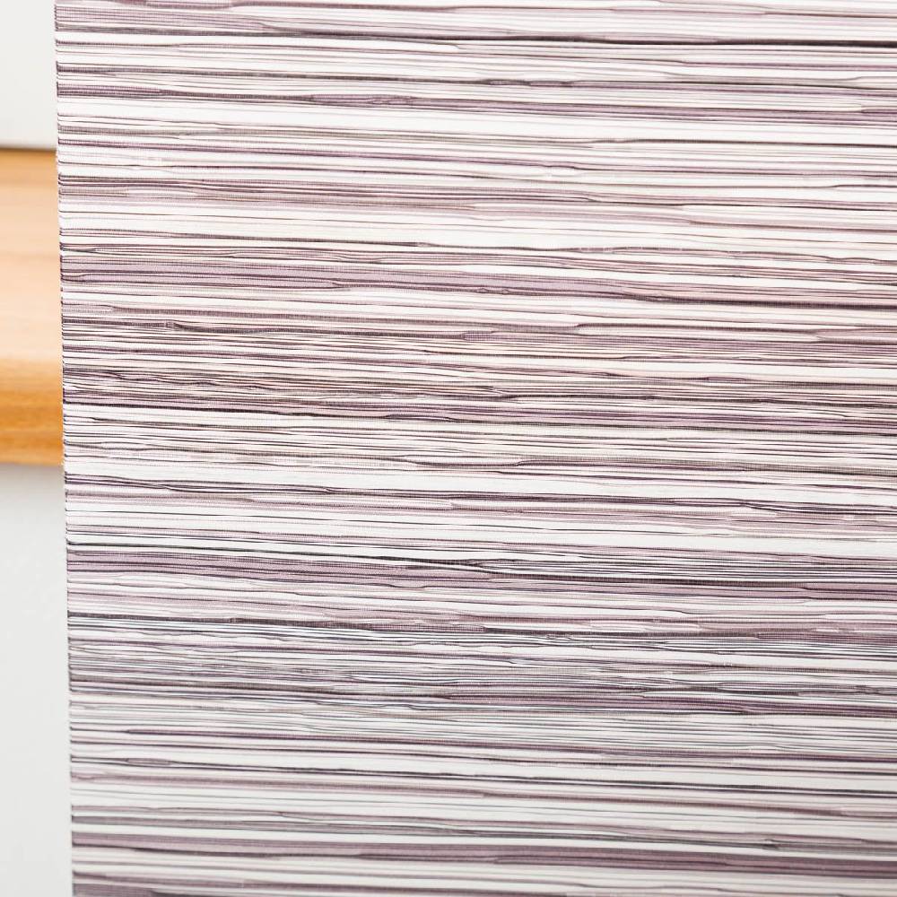 Schöner Leben Schiebegardinen Meterware Streifen aubergine 60cm Breite Exklusivangebot
